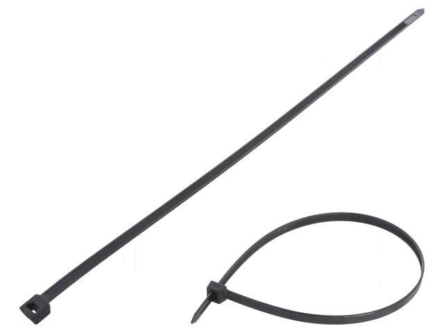 Kabelbinder; L: 460mm; W: 9mm; polyamide; 778N; zwart; Ømax: 132mm Kabelbinder; L: 460mm; W: 9mm; polyamide; 778N; zwart; Ømax: 132mm